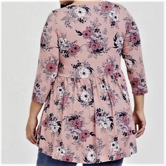 Torrid Super Soft Strappy Floral Babydoll - Picture 2 of 8